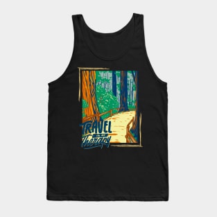 Travel is my therapy Ready for new adventure Wanderlust Explore the world vacation Tank Top